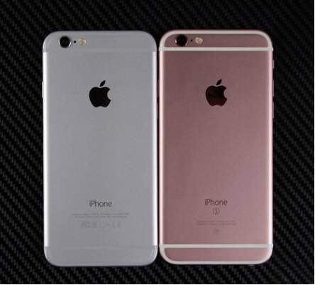 iPhone6とiPhone6S背部の対比