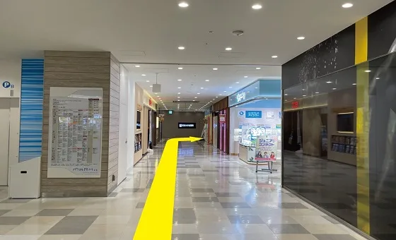 4階までらあがっていただいたら博多みずき歯科様までお進みください。